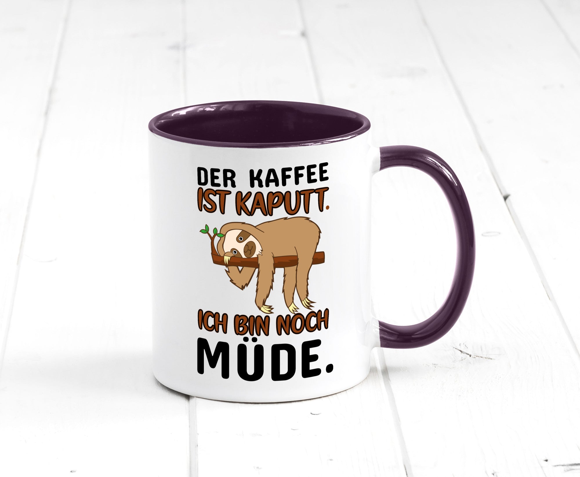 Der Kaffee ist kaputt v2 Geschenk Humor Geschenkidee lustiger Spruch Tasse