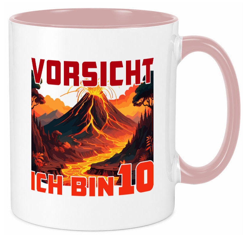 10. Geburtstag | 10 Jahre Vulkanausbruch Vulkan Humor Geschenkidee Tasse