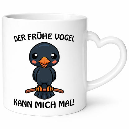 Der Frühe Vogel Humor Geschenkidee Tasse