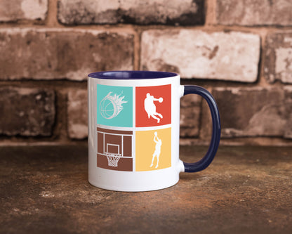 Basketball | Sportfan Slam Dunk Teamplayer NBA Humor Geschenkidee Tasse