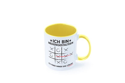 Löse Probleme: Mediengestalterin | Medien Geschenkidee Humor Tasse