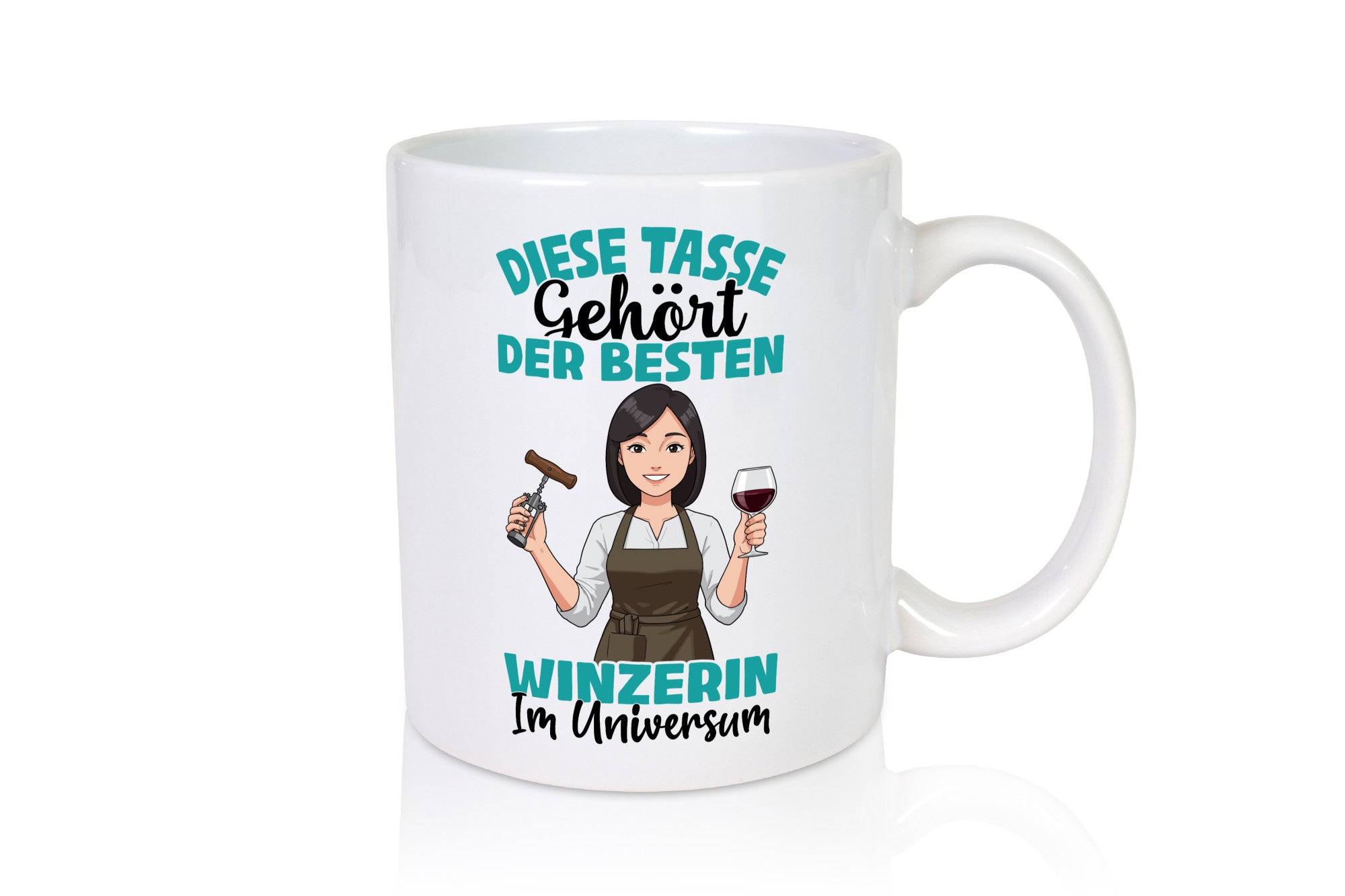 Im Universum: Winzerin | Weinbauer Wein lustiger Spruch Geschenk Humor