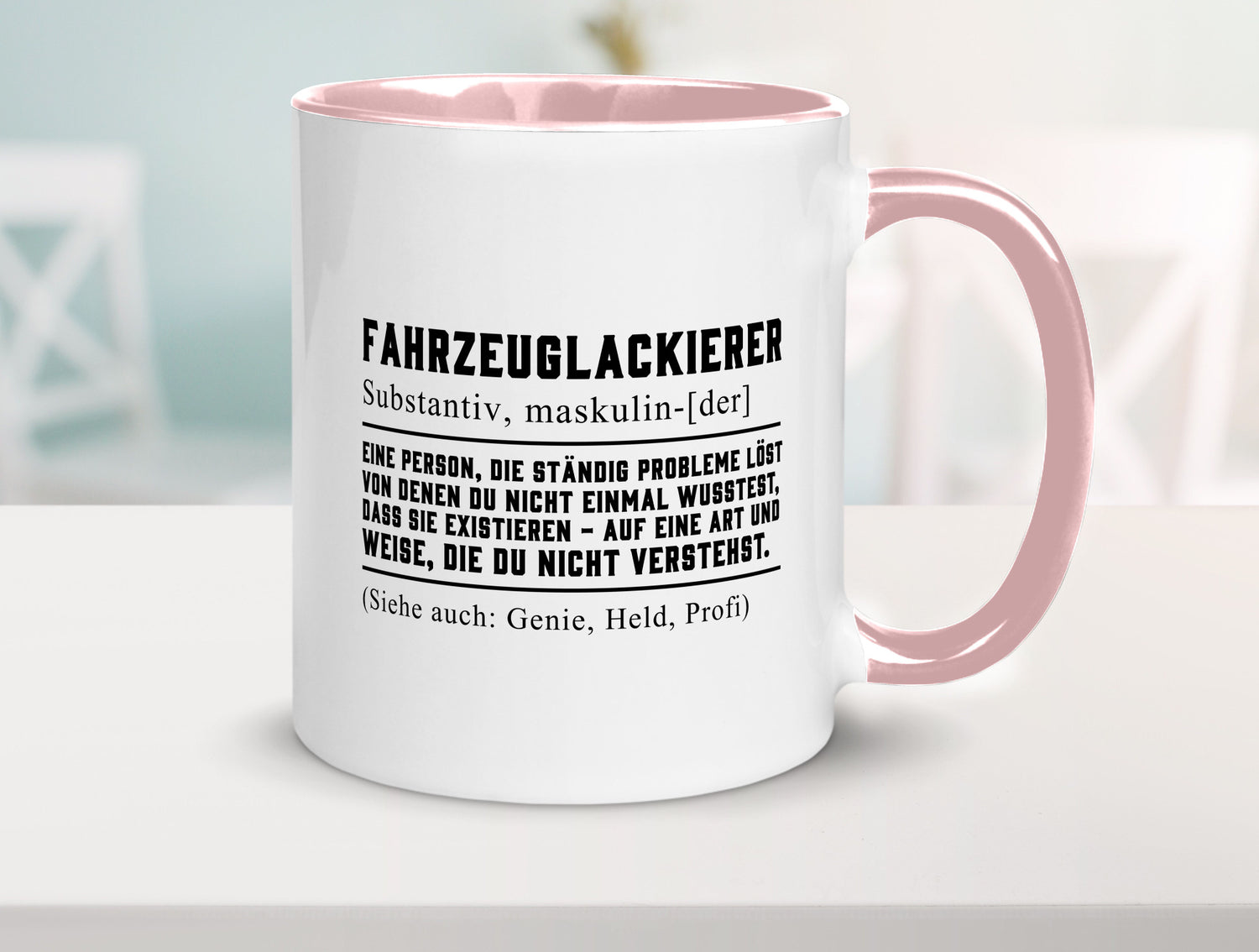 Fahrzeuglackierer | Definition Lackierer Autolackierer Humor Geschenkidee Tasse
