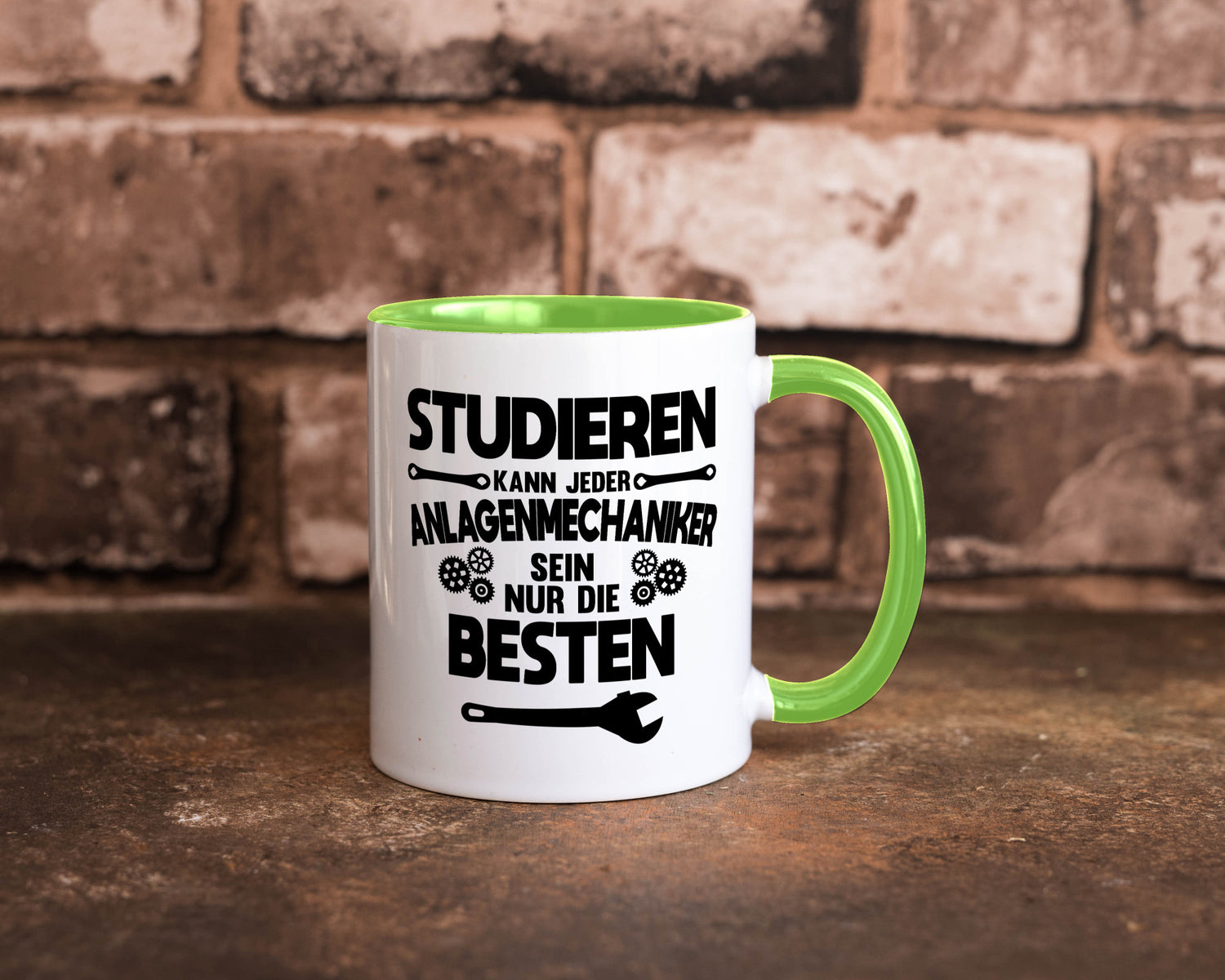 Nur die besten werden Anlagenmechaniker Humor Geschenkidee Tasse