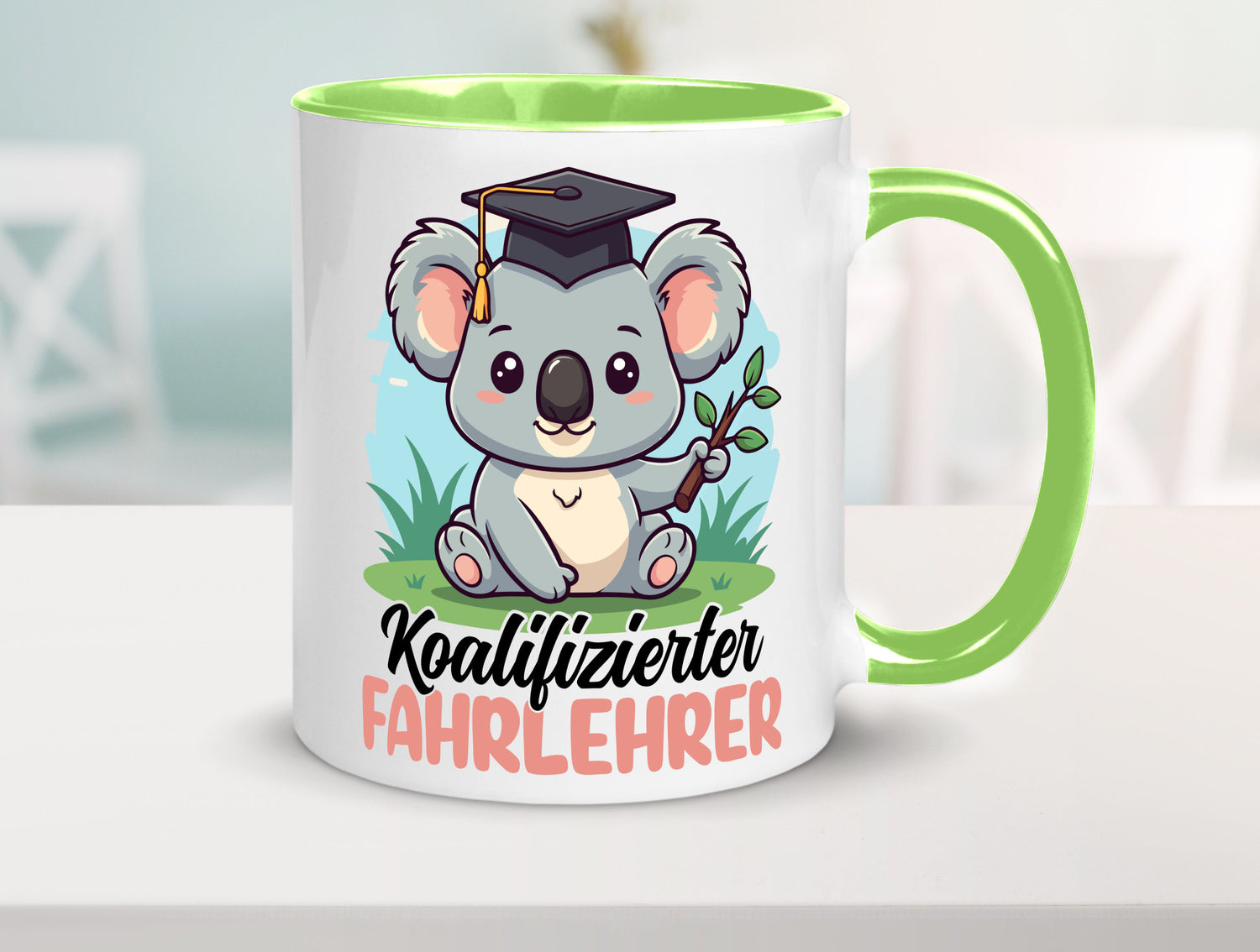 Koalifizierter Fahrlehrer | Fahrschule v2 Geschenkidee Humor Tasse