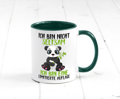 Ich bin nicht seltsam | süßer Pandabär lustiger Spruch Humor Geschenkidee Tasse