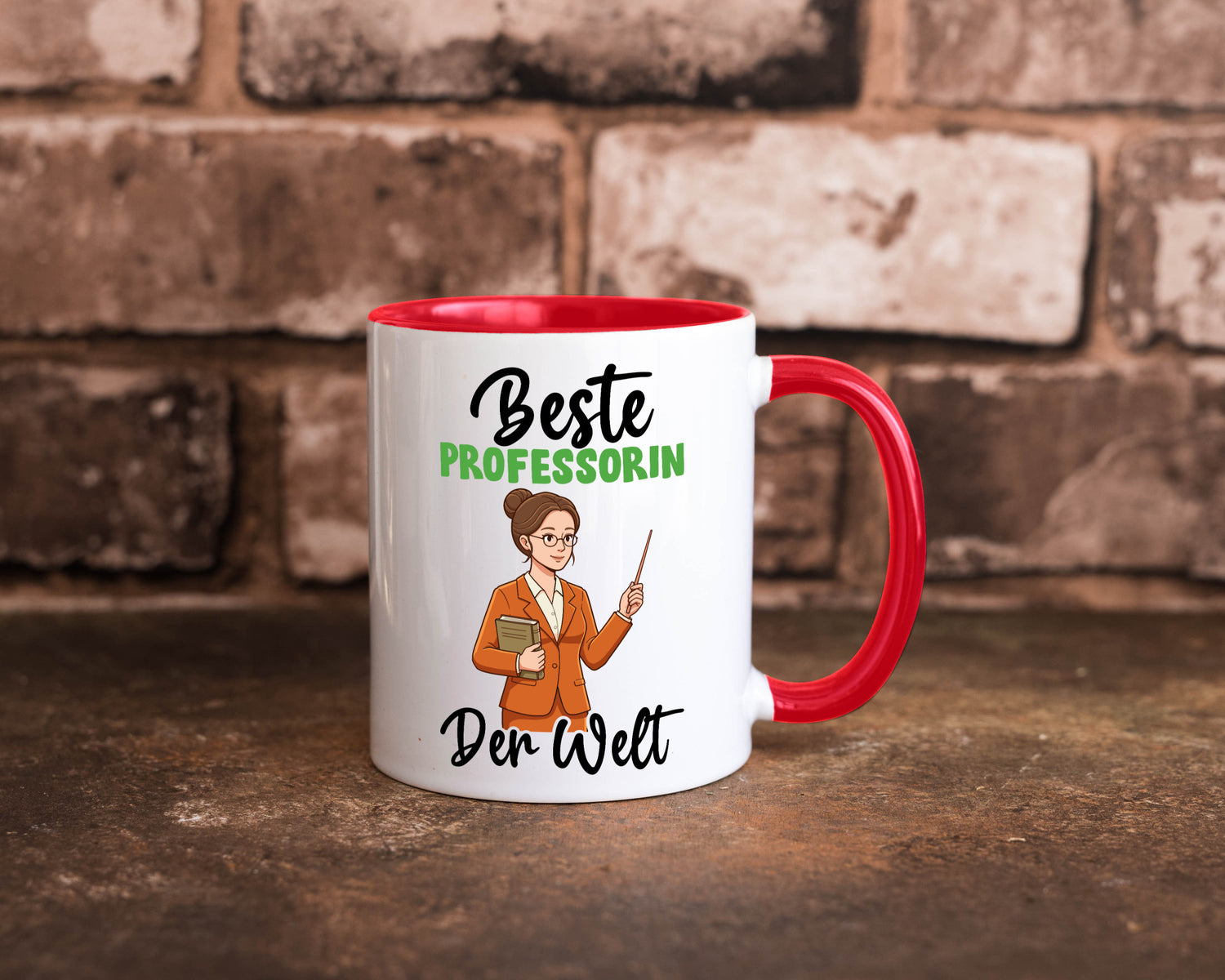 Beste Professorin | Uni Universität v2 Humor Geschenkidee Tasse
