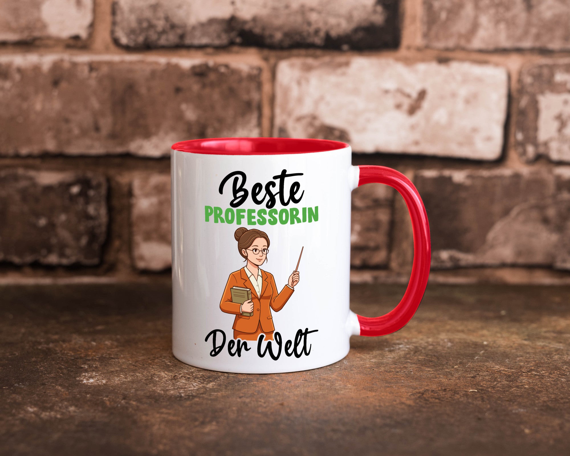 Beste Professorin | Uni Universität v2 Humor Geschenkidee Tasse