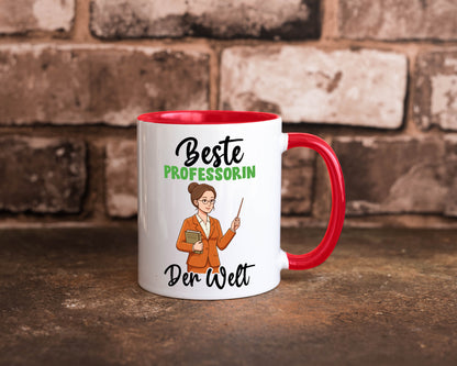 Beste Professorin | Uni Universität v2 Humor Geschenkidee Tasse