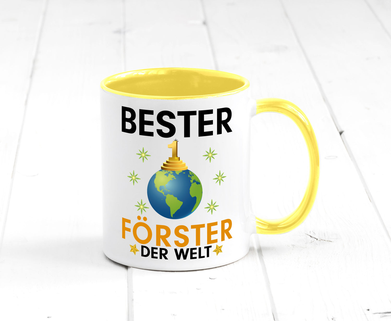 Welt Bester Förster | Forst Arbeit Geschenk Kollegen Büro lustiger Spruch Tasse