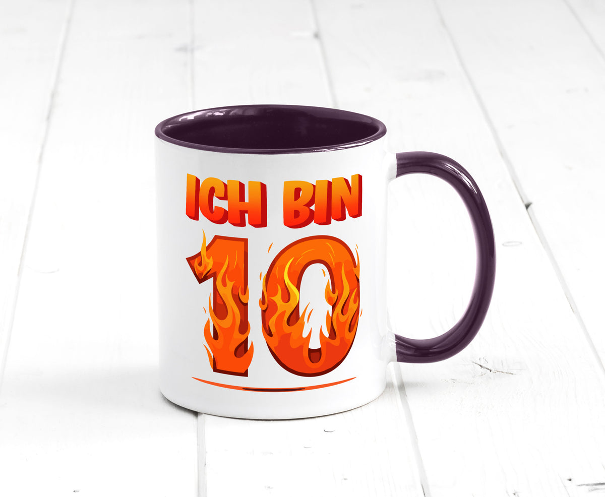 10. Geburtstag | 10 Jahre Drache lustiger Spruch Geschenk Geschenkidee Tasse