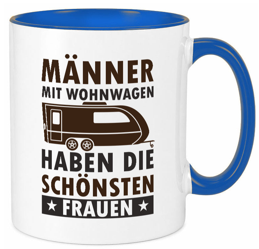 Männer mit Wohnwagen | Schönste Frauen Camping v2 lustig Humor Geschenkidee Tasse