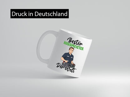 Bester Hausmeister | Hauswart v2 lustiger Spruch Geschenk Humor Geschenkidee