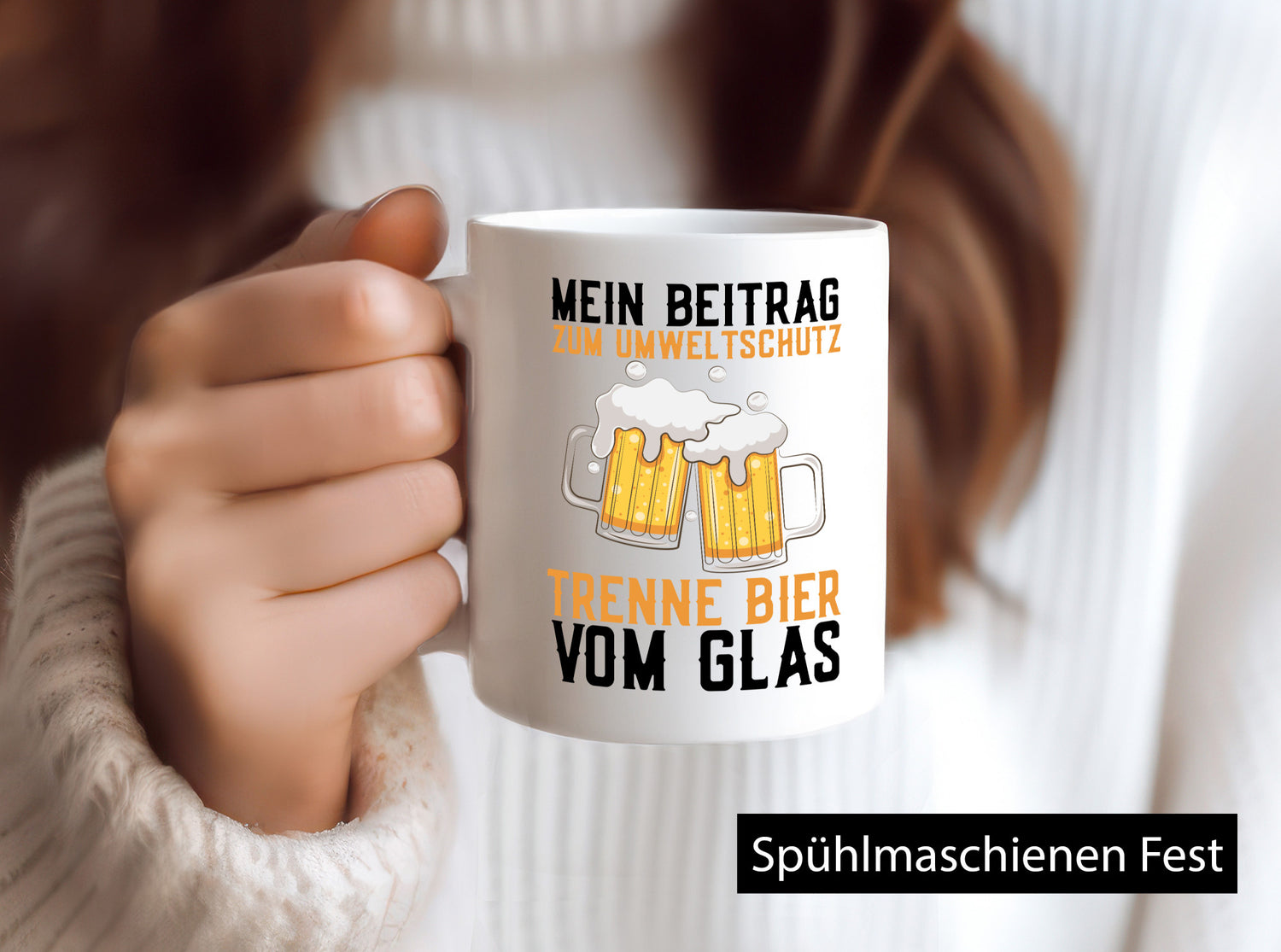 Beitrag zum Umweltschutz | Biertrinker Party Pils lustiger Spruch Geschenk