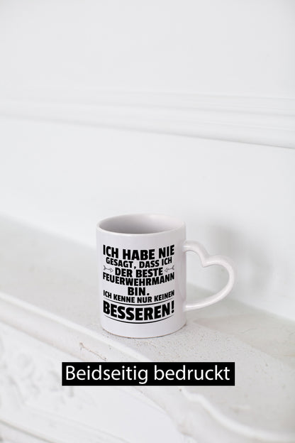 Der Beste Feuerwehrmann | Feuerwehr lustiger Spruch Geschenk Humor Geschenkidee