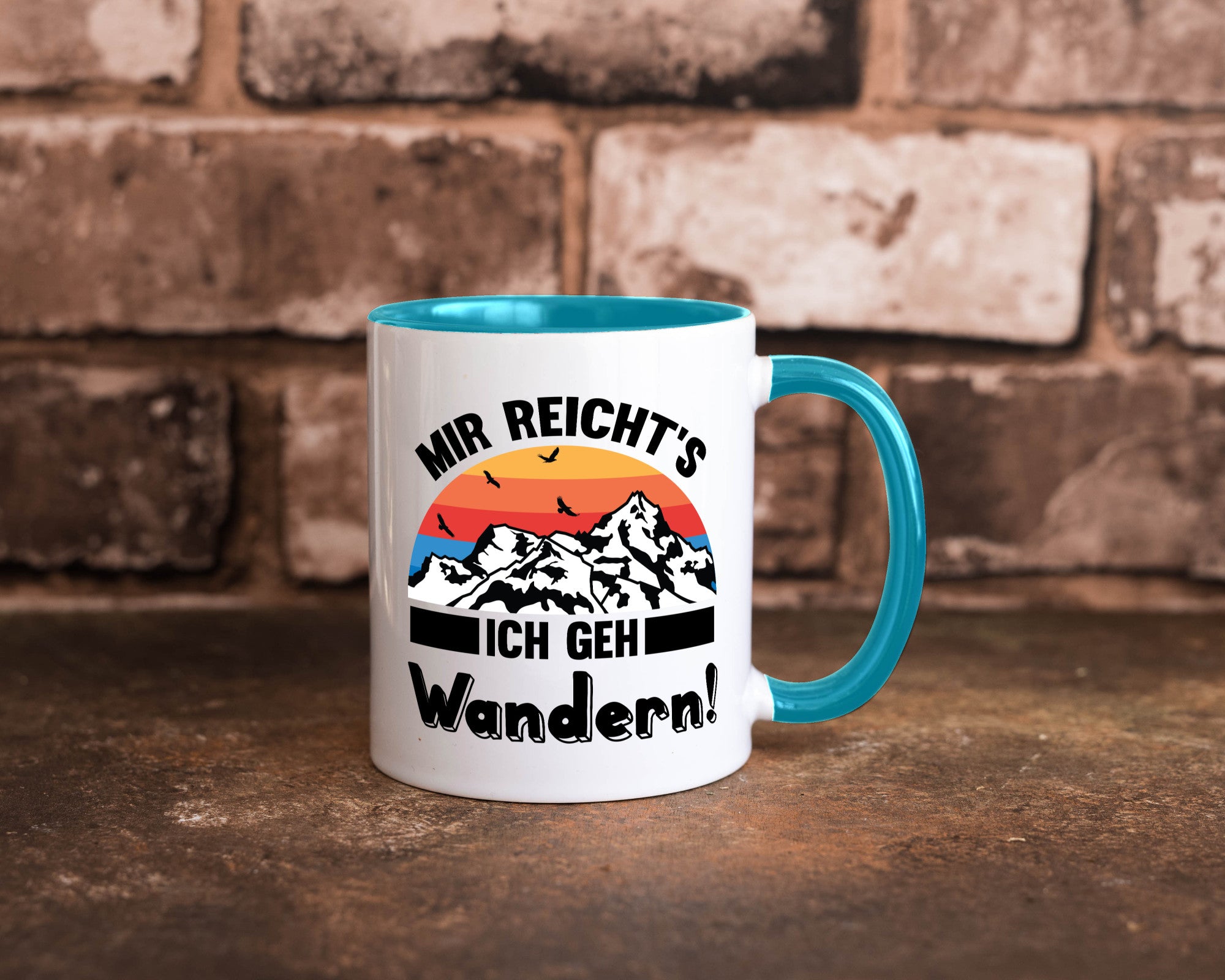 Mir reichts ich geh Wandern | Berge Laufen Natur Humor Geschenkidee Tasse