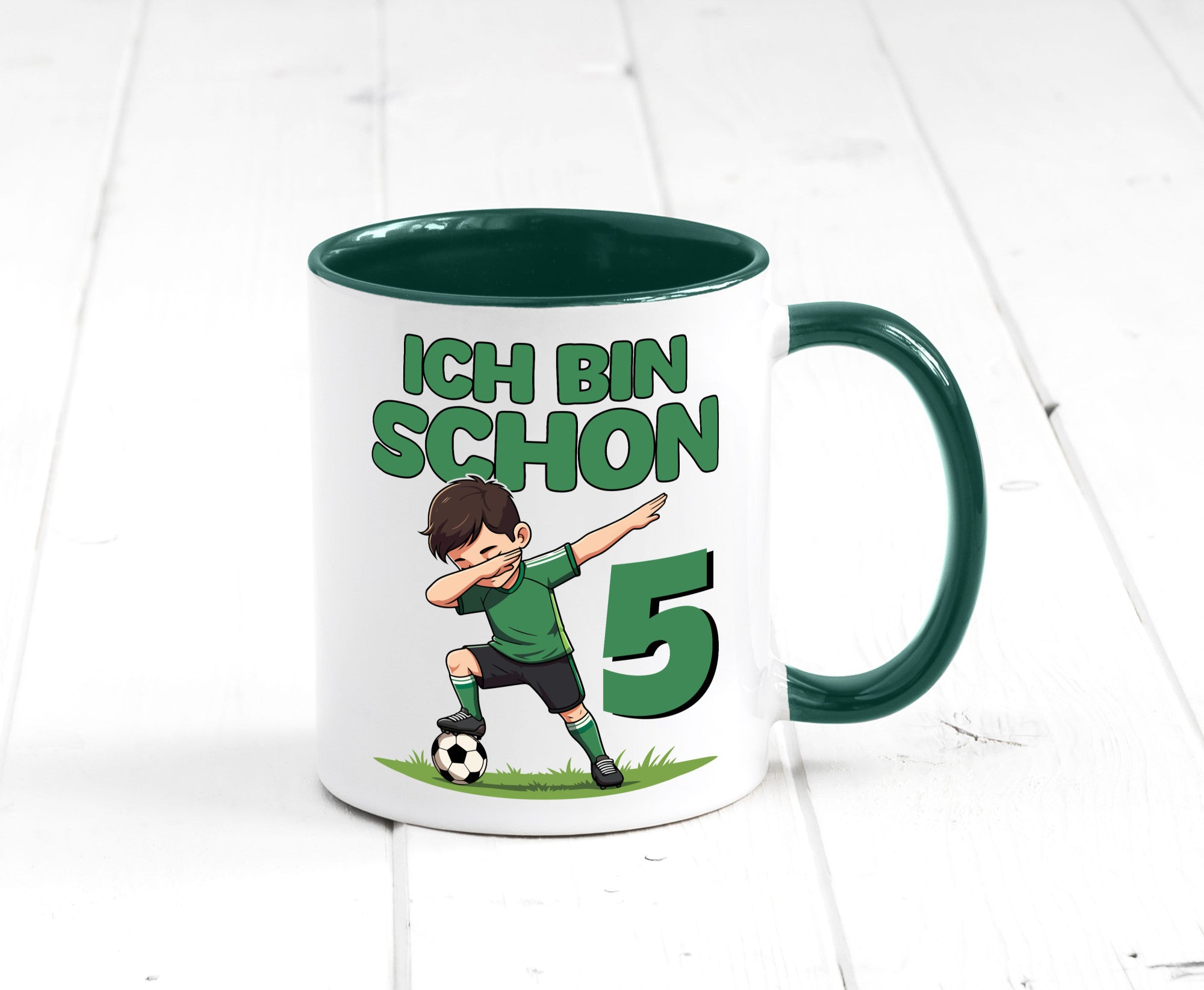 5. Geburtstag | 5 Jahre Fußballer lustiger Spruch Geschenk Geschenkidee Tasse