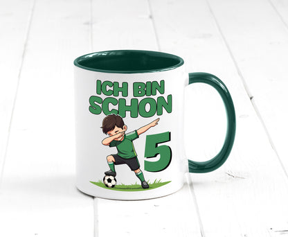 5. Geburtstag | 5 Jahre Fußballer lustiger Spruch Geschenk Geschenkidee Tasse