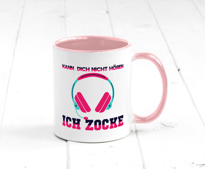 Kann dich nicht hören ich Zocke | Gamer Zocken Zocker Geschenkidee Humor Tasse