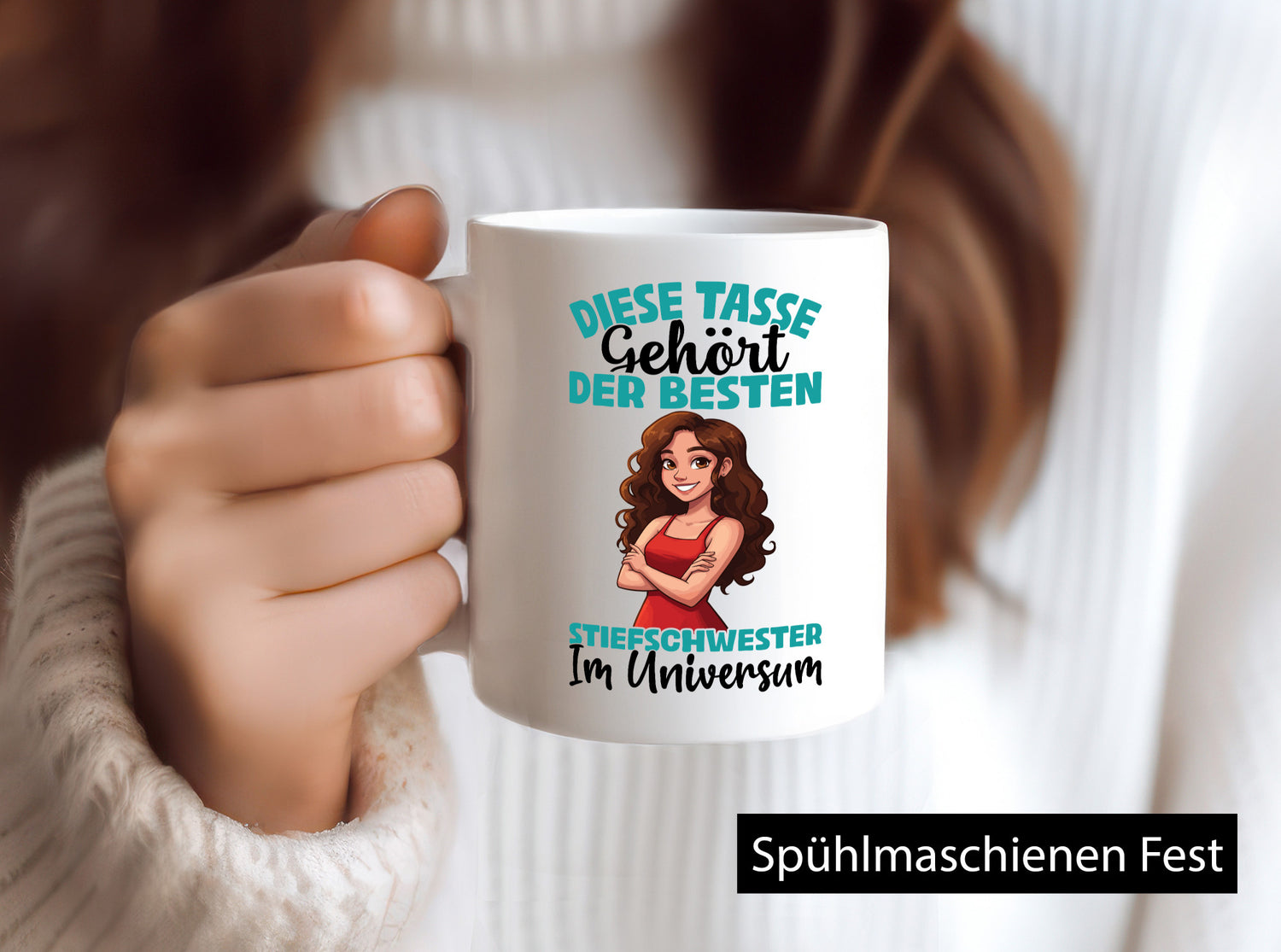 Im Universum: Stiefschwester | Stiefmutter lustig Familie Geschenkidee Geschenk