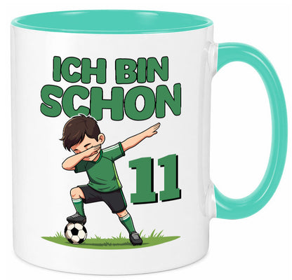 11. Geburtstag | 11 Jahre Fußballer Geschenkidee Humor Tasse