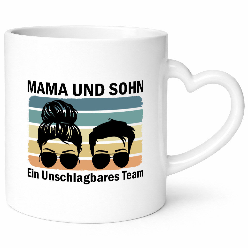 Mama und Sohn ein Unschlagbares Team | Muttertag Humor Familie Geschenkidee
