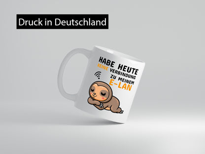 Keine Verbindung lustig Humor Geschenkidee Geschenk Tasse