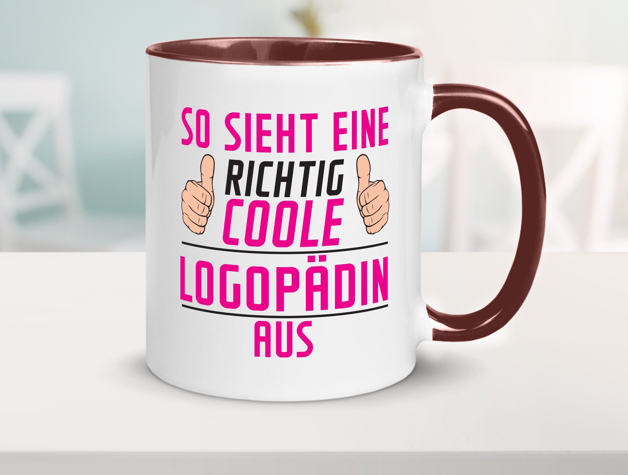 Richtig Coole Logopädin | Sprachtherapie Humor Geschenkidee Tasse