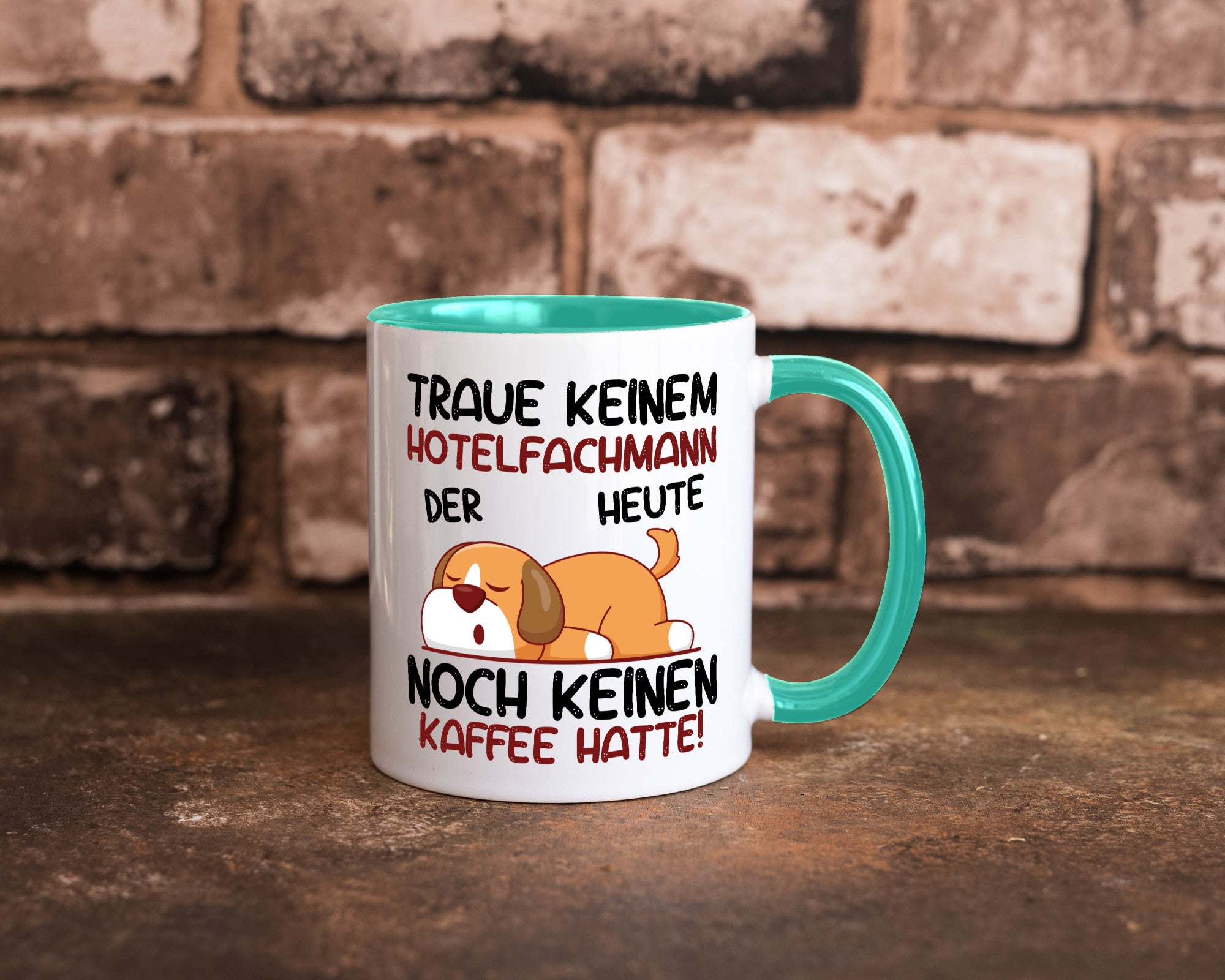Traue keinem Hotelfachmann |Hotel lustig Humor Geschenkidee Geschenk Tasse
