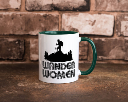 Wander Woman | Wandern Berge Geschenk Familie Geschenkidee lustiger Spruch Tasse