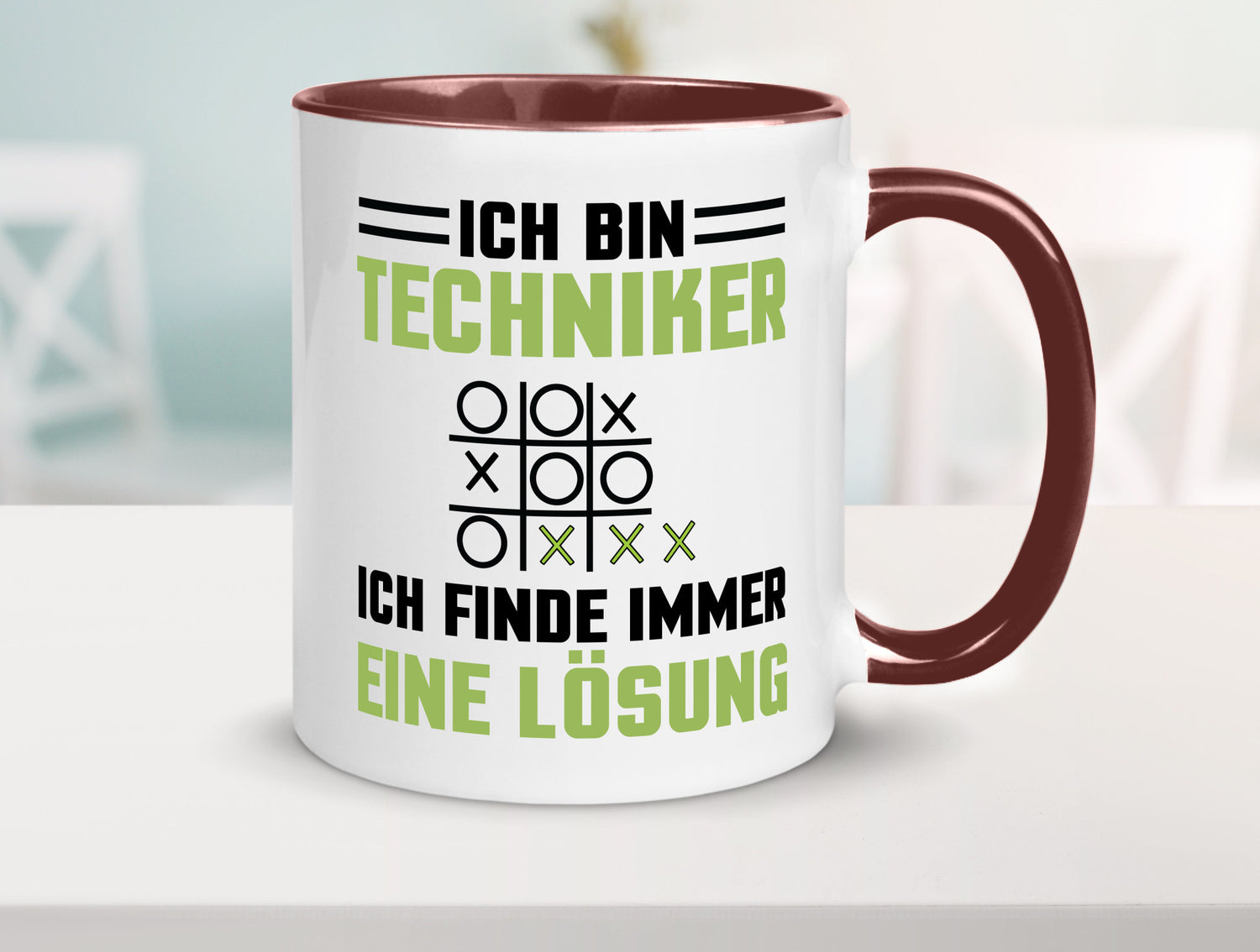 Ich bin Techniker finde immer eine Lösung | lustiger Spruch Geschenk Humor