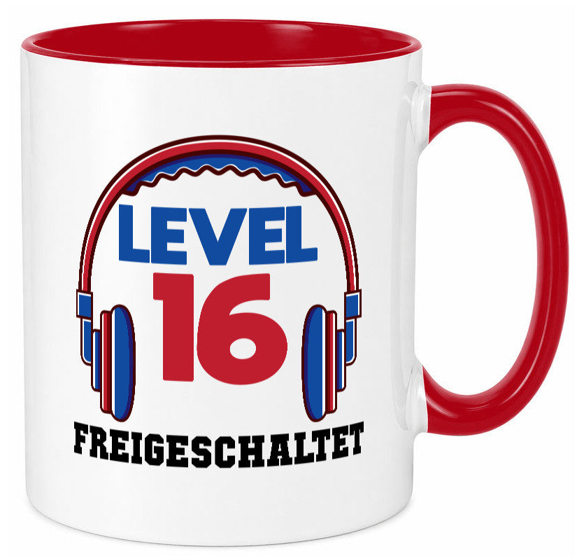 Level 16 Freigeschaltet | 16. geburtstag Gamer lustig Geschenkidee Geschenk