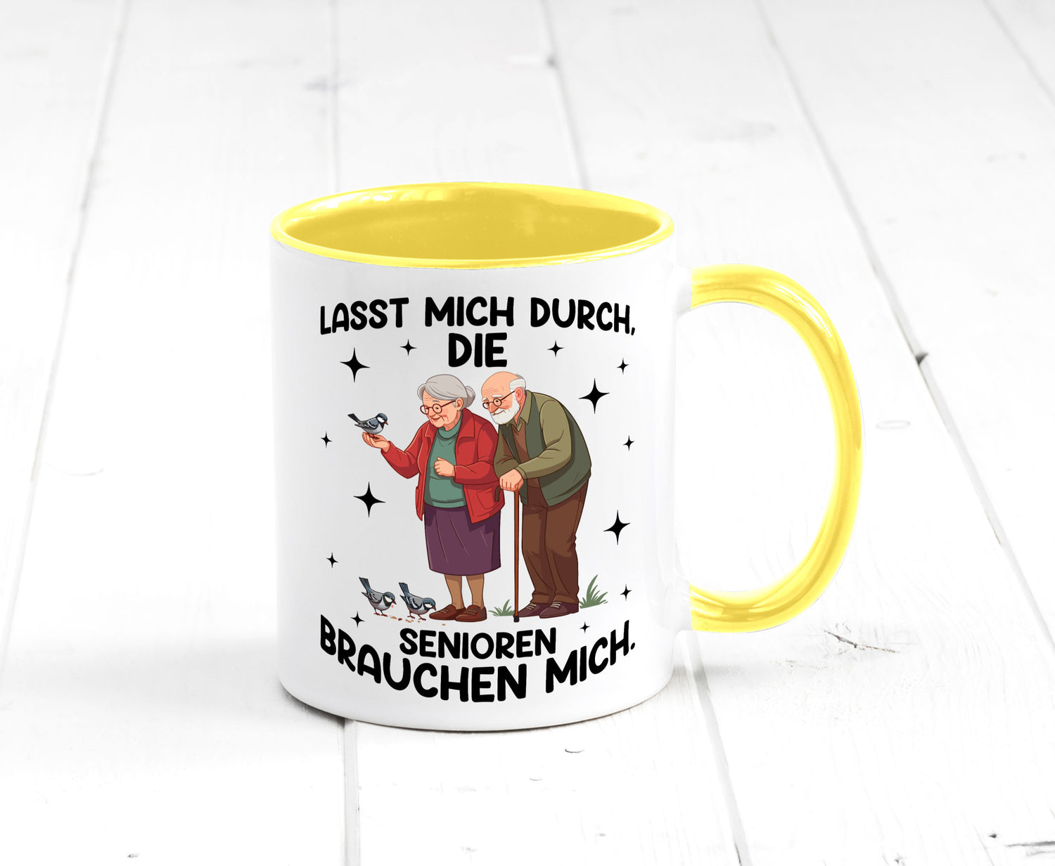 Senioren brauchen mich | Altenpflege Pflegekraft lustiger Spruch Geschenk Humor