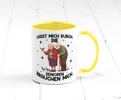 Senioren brauchen mich | Altenpflege Pflegekraft lustiger Spruch Geschenk Humor