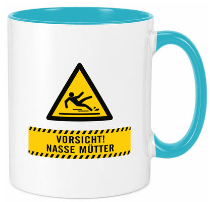 Vorsicht Nasse Mütter | Muttertag Geschenk Familie Geschenkidee lustiger Spruch