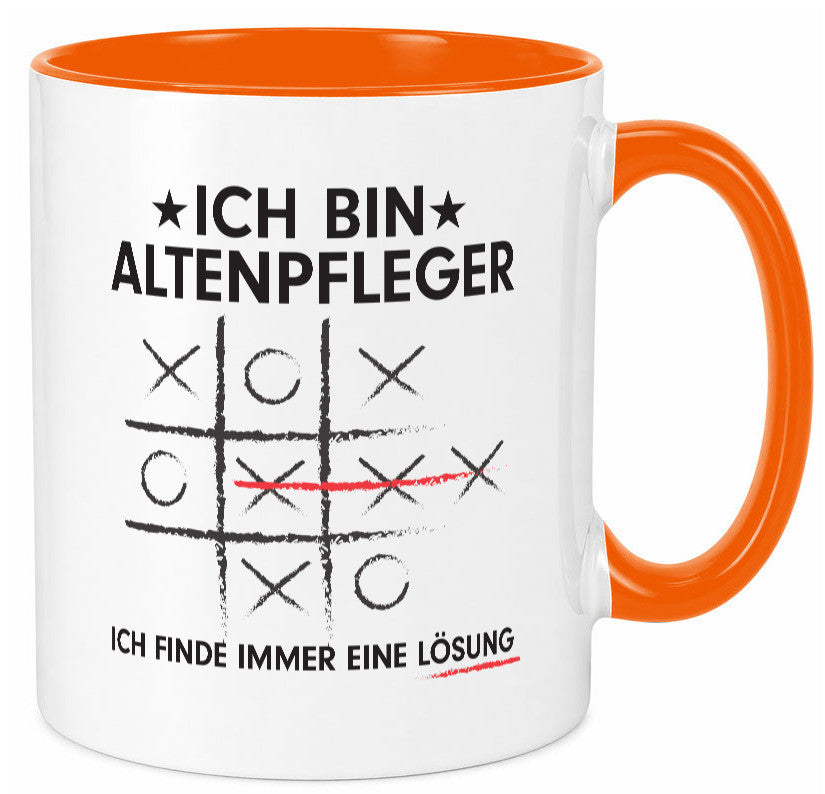 Lösung finden: Altenpfleger | Pflegepersonal v2 lustiger Spruch Geschenk Humor
