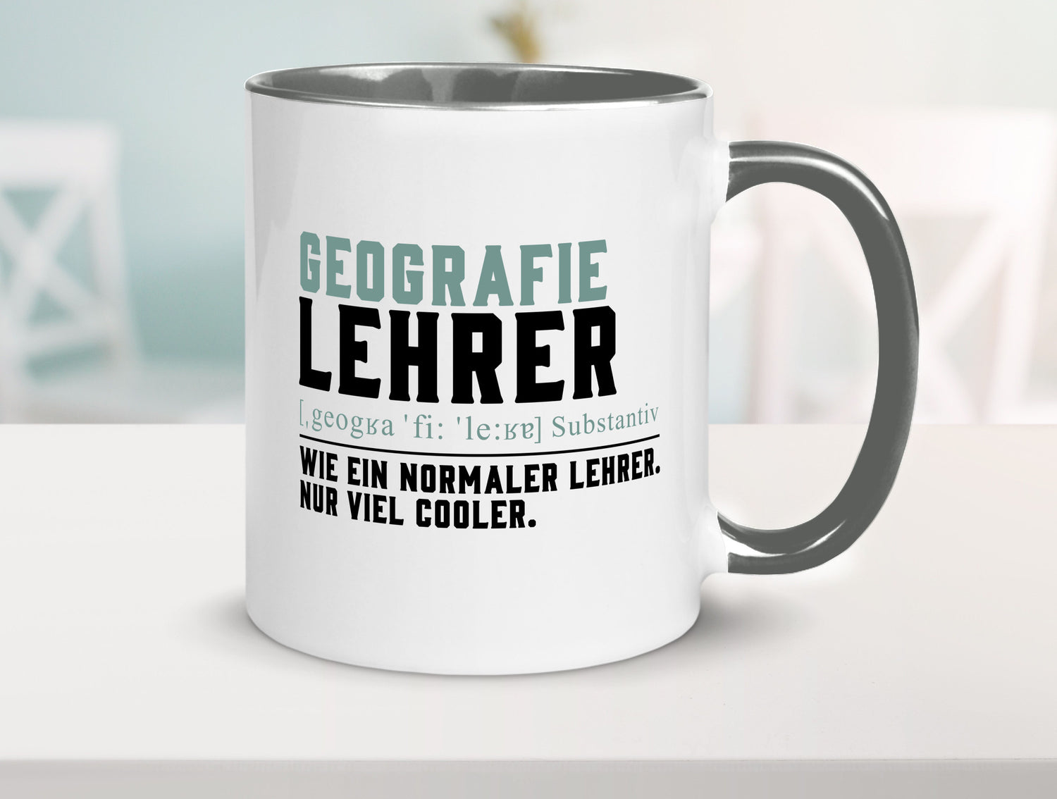 Geographielehrer | Lehrer Unterricht Lieblingslehrer lustiger Spruch Geschenk