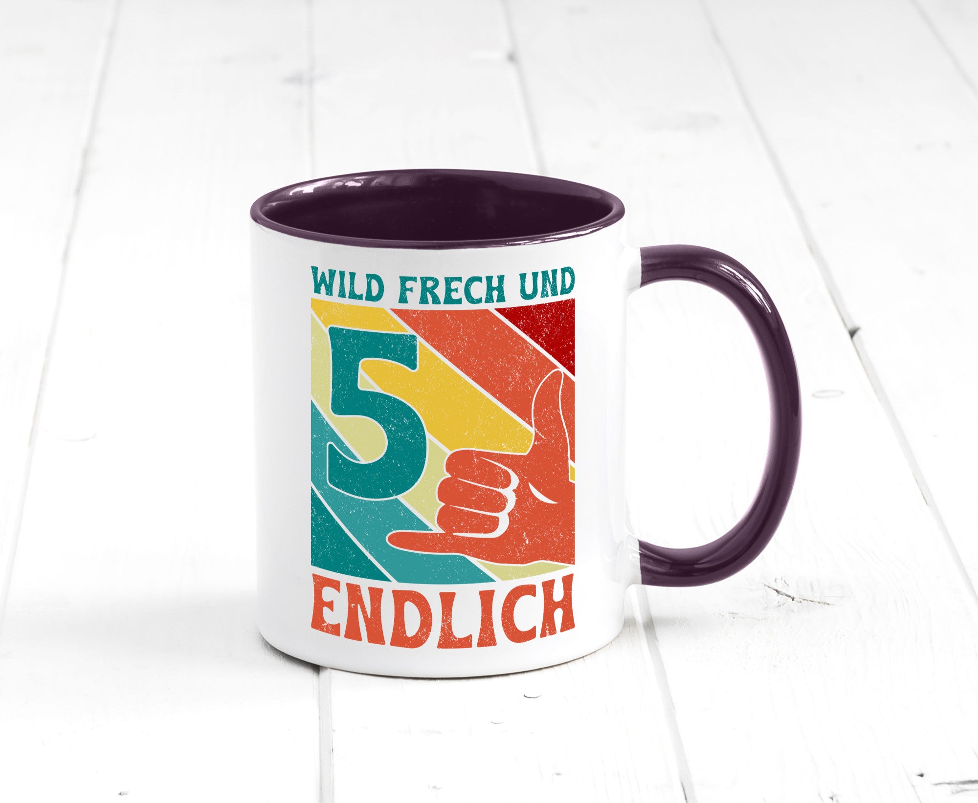 5. Geburtstag | 5 Jahre Wild und Frech Geschenk Geschenkidee lustiger Spruch