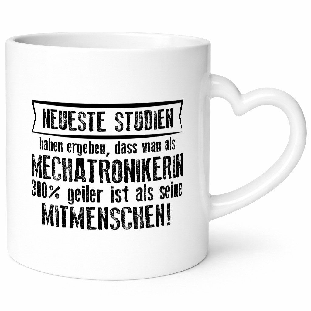 Neuste Studien: Mechatronikerin | KFZ Werkstatt Humor Geschenkidee Tasse