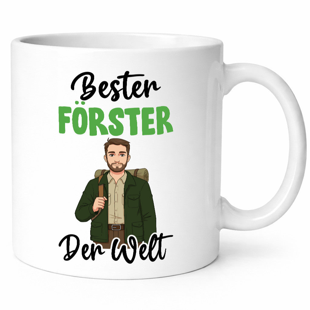 Bester Förster | Forst Arbeit v2 lustig Kollegen Büro Geschenk Tasse