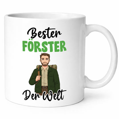 Bester Förster | Forst Arbeit v2 lustig Kollegen Büro Geschenk Tasse