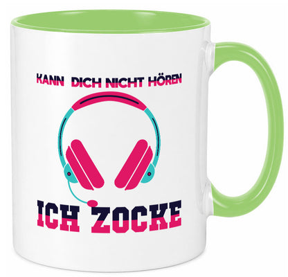 Kann dich nicht hören ich Zocke | Gamer Zocken Zocker Geschenkidee Humor Tasse
