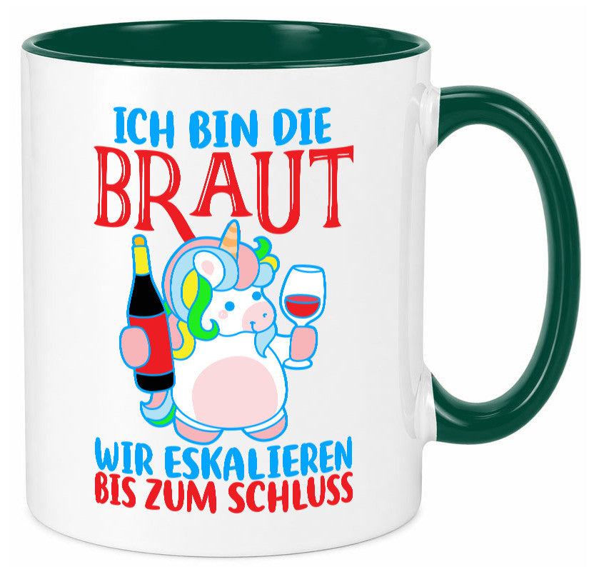 Junggesellinnenabschied | JGA Braut Einhorn Eskalation v2 lustig Humor