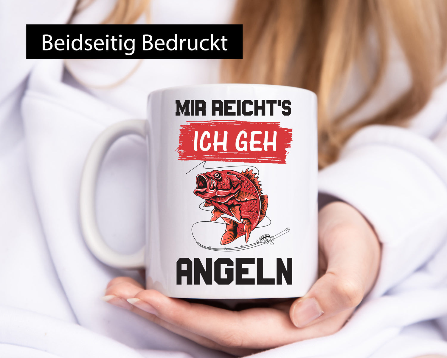 Ich geh angeln | Angler Tasse Fisch Fischer Humor lustig Geschenkidee Geschenk