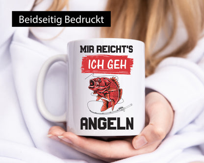 Ich geh angeln | Angler Tasse Fisch Fischer Humor lustig Geschenkidee Geschenk