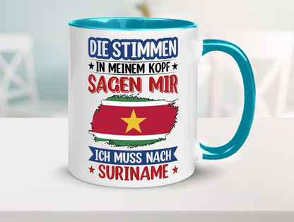 Suriname | Urlaub Stimmen in meinem Kopf Traumland v2 Geschenk Humor