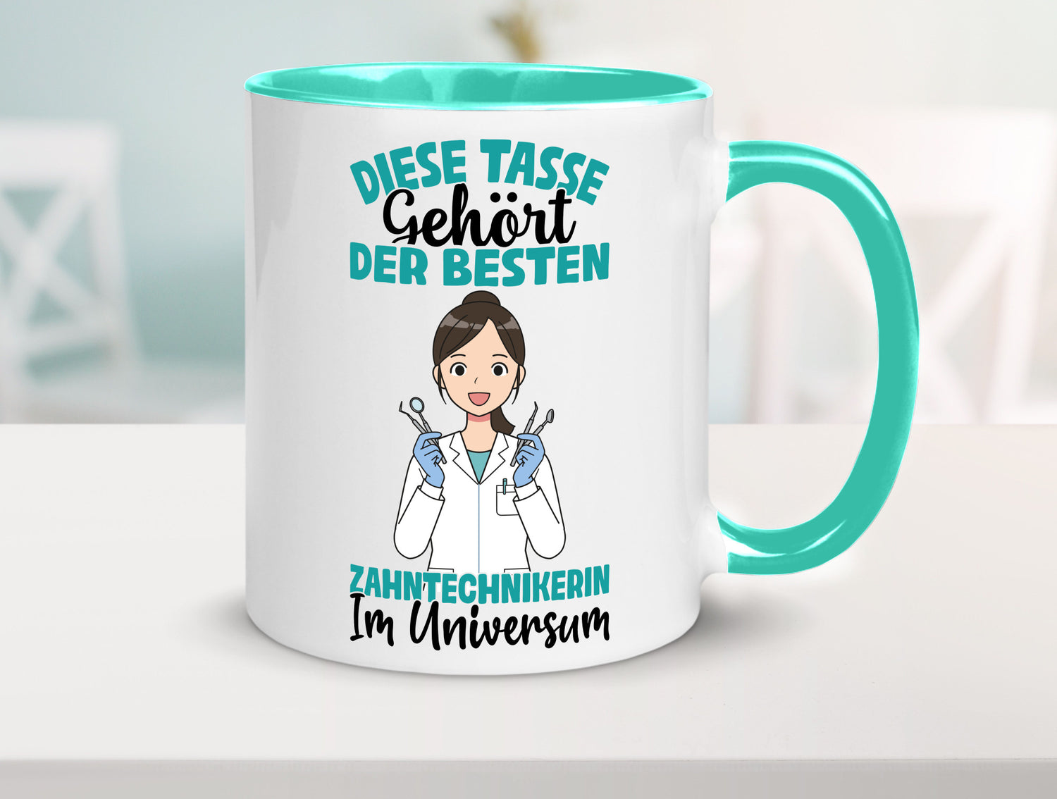 Im Universum: Zahntechnikerin | Zahnmedizin Humor Geschenkidee Tasse