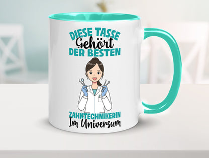 Im Universum: Zahntechnikerin | Zahnmedizin Humor Geschenkidee Tasse