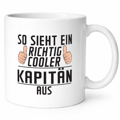 Richtig Cooler Kapitän | Schiffskapitän Schiff Geschenk Humor Geschenkidee