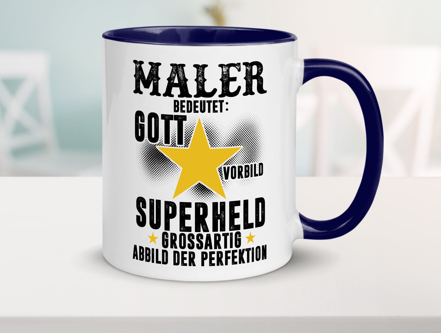 Bedeutung von Maler | Malerei Humor Geschenkidee Tasse